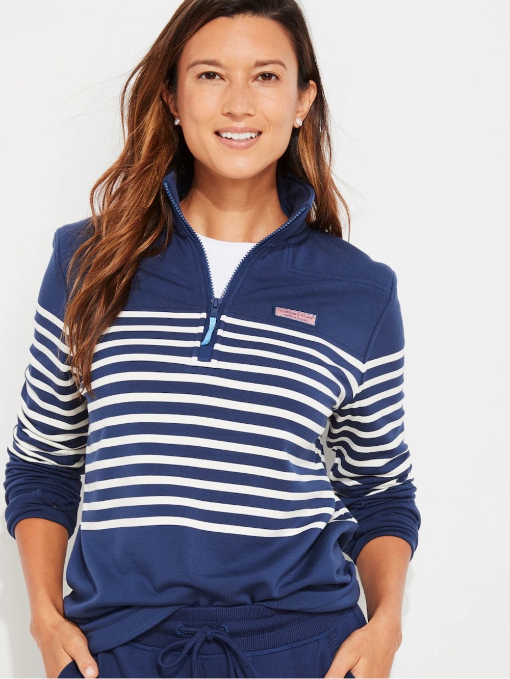 Vineyard Vines Dreamcloth® Relaxed Shep Shirt Navy/White Stripe S